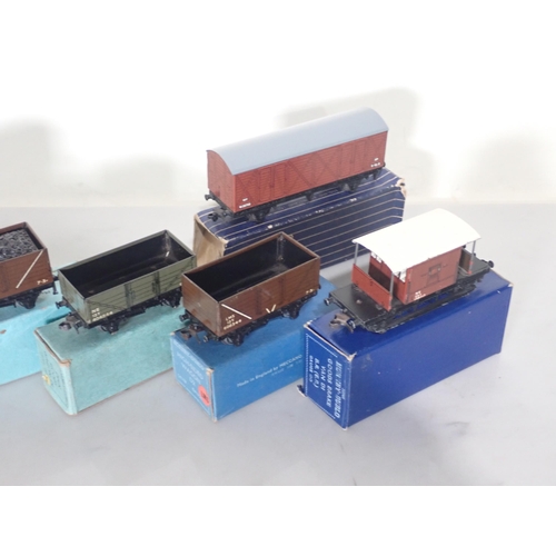 1299 - Seven boxed Hornby Dublo Wagons comprising D1 NE Open Goods Wagon with sticker on flap, 2x D2 LMS Hi... 