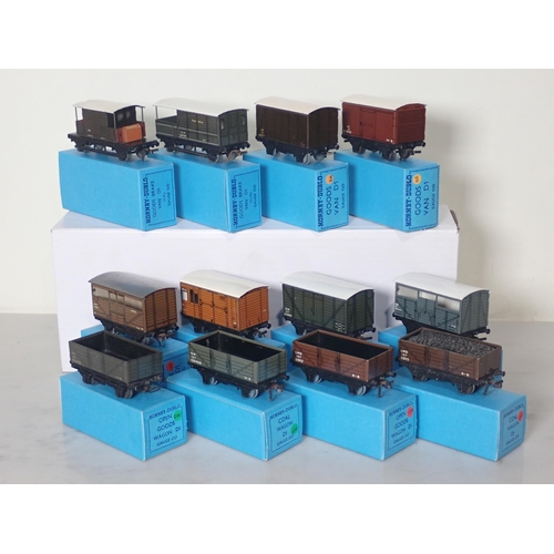 1300 - Twenty four Hornby Dublo Wagons, mainly in Tony Cooper reproduction boxes including many pre-nationa... 