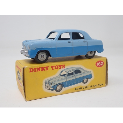 1311 - A boxed Dinky Toys No.162 blue Ford Zephyr Saloon