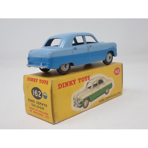 1311 - A boxed Dinky Toys No.162 blue Ford Zephyr Saloon