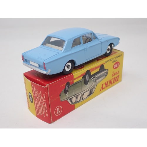 1313 - A boxed Dinky Toys No.130 blue Ford Consul Corsair