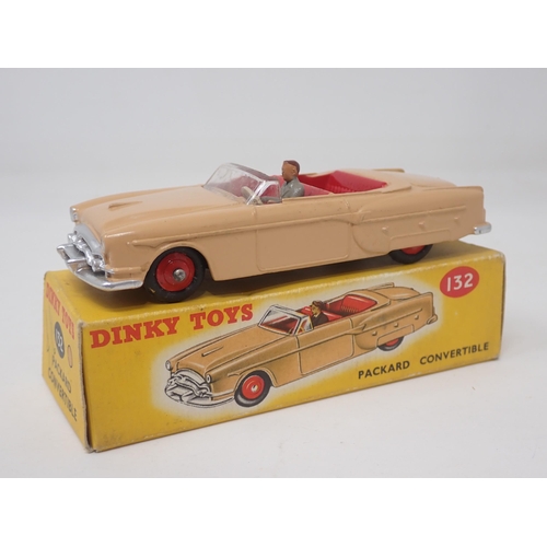 1314 - A boxed Dinky Toys No.132 tan Packard Convertible