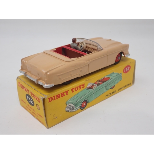 1314 - A boxed Dinky Toys No.132 tan Packard Convertible