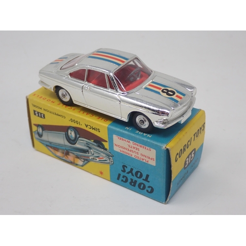 1320 - A boxed Corgi Toys No.315 Simca '1000' Competition Model