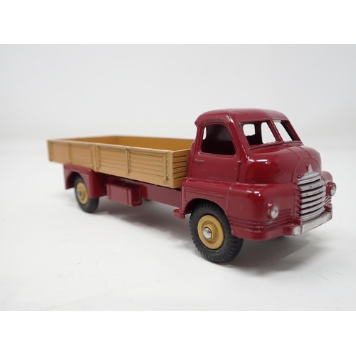 1325 - A boxed Dinky Toys No.522 maroon and tan Big Bedford Lorry