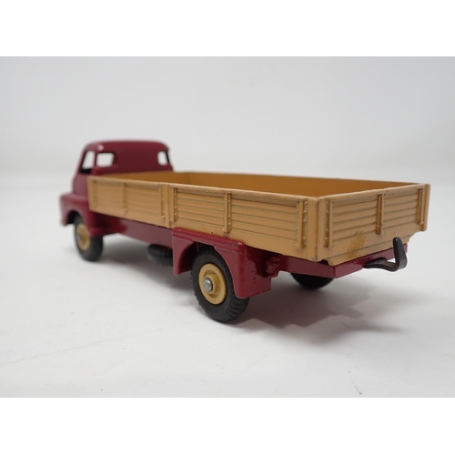 1325 - A boxed Dinky Toys No.522 maroon and tan Big Bedford Lorry