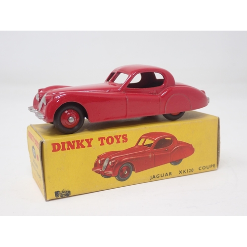 1333 - A boxed Dinky Toys No.157 red Jaguar XK120