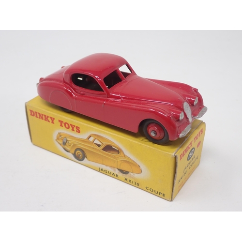 1333 - A boxed Dinky Toys No.157 red Jaguar XK120