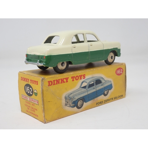 1337 - A boxed Dinky Toys No.162 cream and green Ford Zephyr Saloon