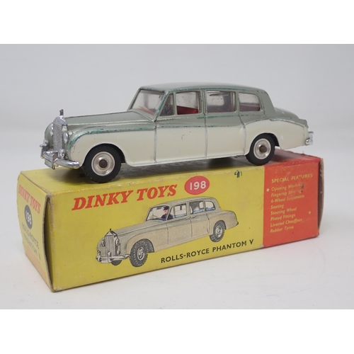 1338 - A boxed Dinky Toys No.198 Rolls Royce Phantom V