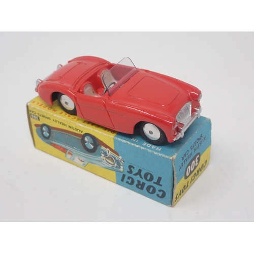 1352 - A boxed Corgi Toys No.300 red Austin Healey Sports Car