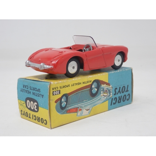 1352 - A boxed Corgi Toys No.300 red Austin Healey Sports Car