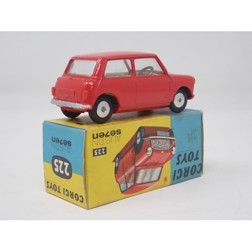 1353 - A boxed Corgi Toys No.225 red Austin Seven