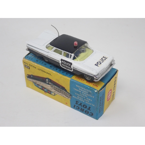 1355 - A boxed Corgi Toys No.481 Chevrolet Police Car