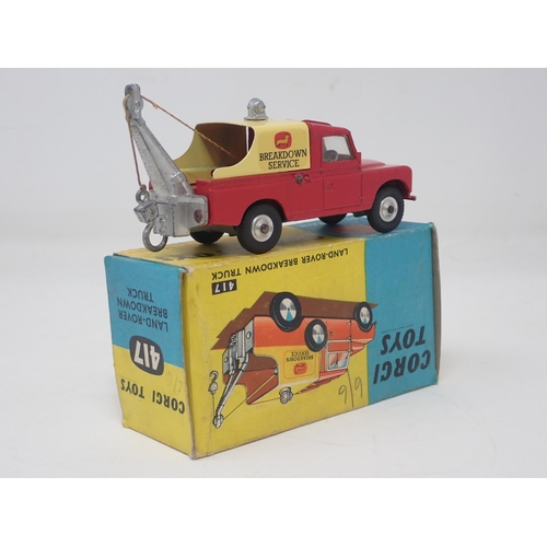 1357 - A boxed Corgi Toys No.417 Land Rover Breakdown Truck