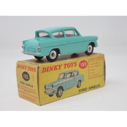 1360 - A boxed Dinky Toys No.155 green Ford Anglia