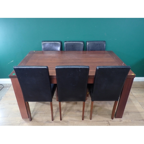 50 - A modern Dining Table, 4ft 11