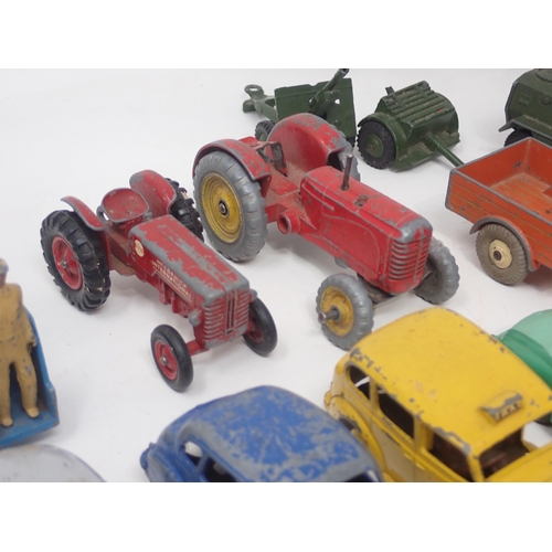 1475 - A quantity of play worn Dinky Toys and Lesney including Foden No.903 Flatbed Lorry, No.156 Rover 75,... 