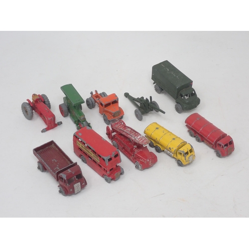 1475 - A quantity of play worn Dinky Toys and Lesney including Foden No.903 Flatbed Lorry, No.156 Rover 75,... 