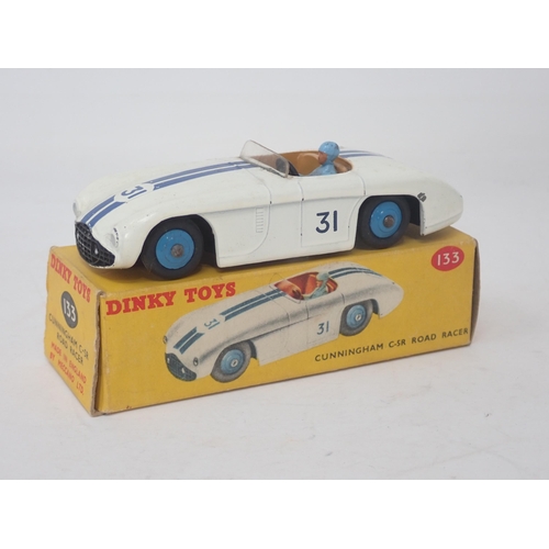 1478 - A boxed Dinky Toys No.133 Cunningham Road Racer with beige interior