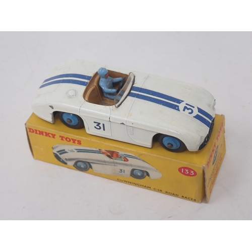 1478 - A boxed Dinky Toys No.133 Cunningham Road Racer with beige interior