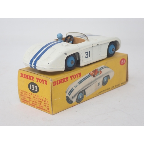 1478 - A boxed Dinky Toys No.133 Cunningham Road Racer with beige interior