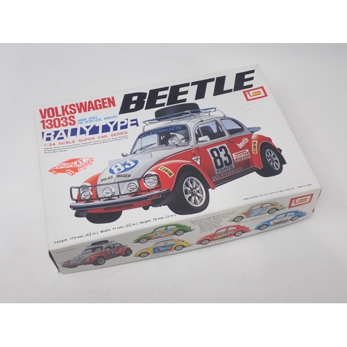 1483 - An Imai 1/24 scale plastic Kit of Volkswagen 1303S Beetle, boxed and parts in sealed bags