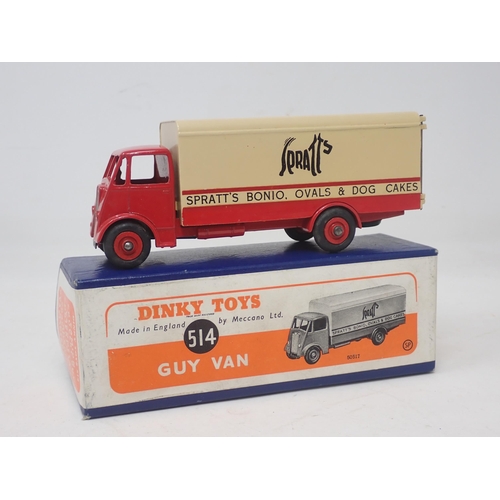 1496 - A boxed Dinky Toys No.514 Guy 'Spratts' Van