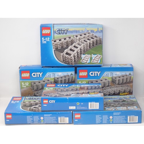 1596 - Nine Lego City Models including 3x 7499, 4x 7895 and 2x 7896, all boxed and complete