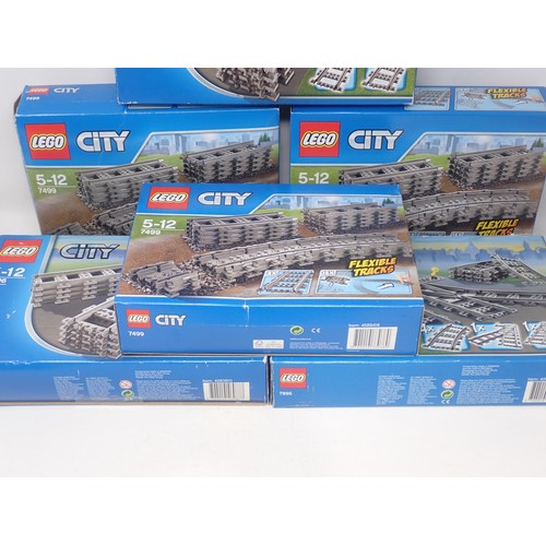 1596 - Nine Lego City Models including 3x 7499, 4x 7895 and 2x 7896, all boxed and complete