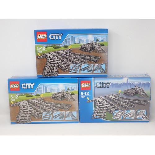 1596 - Nine Lego City Models including 3x 7499, 4x 7895 and 2x 7896, all boxed and complete