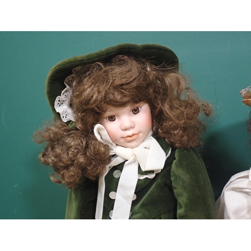 609 - Three Modern Collectors Dolls, 20