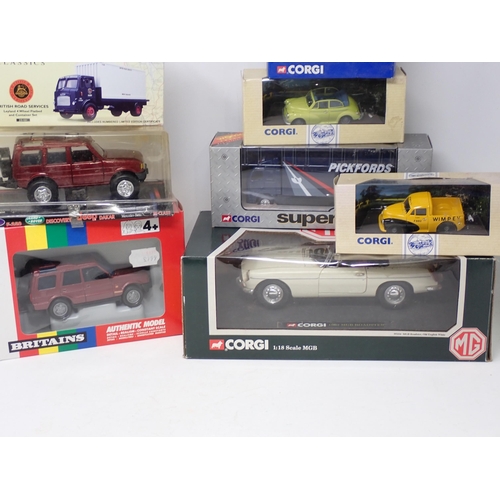 1652 - Two boxes of boxed diecast including Britains Discovery, Corgi Classics, Cameo, Lledo, etc.