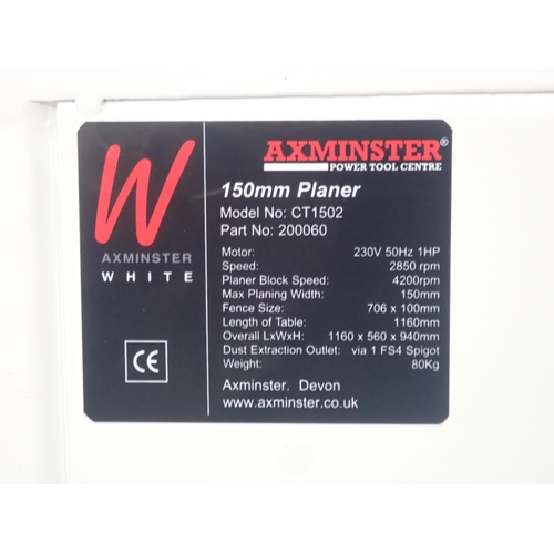 11 - An Axminster 150mm Planer, passed PAT