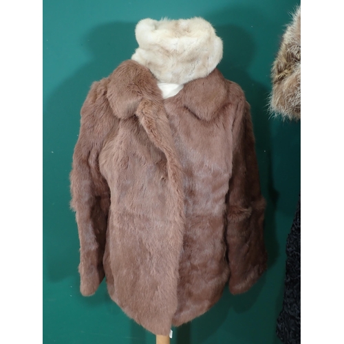 233 - Five Vintage ladies Fur Coats.