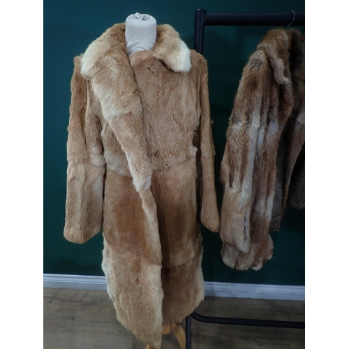 234 - Three fur Coats/Jackets and a fur Hat