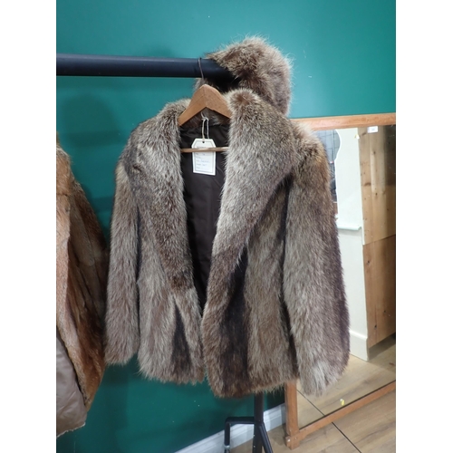 234 - Three fur Coats/Jackets and a fur Hat