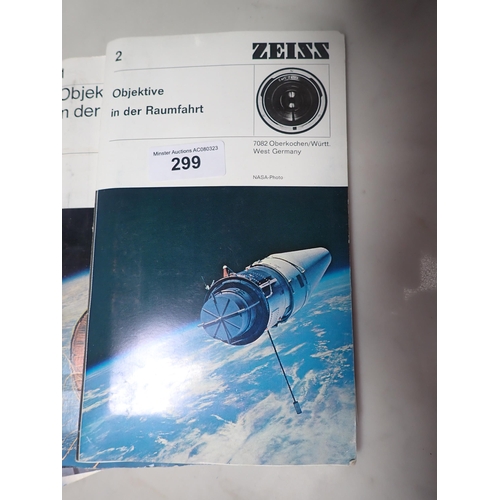 299 - A set of nineteen Zeiss Slide Sets relating to lunar expeditions and events