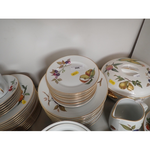 306 - A large quantity of Royal Worcester 