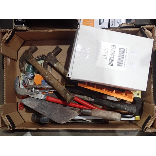 327 - Three boxes of Tools, Transister Radios, etc