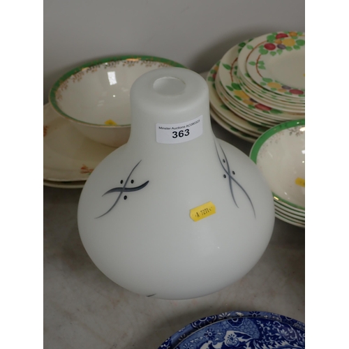 363 - A Ridgeways 'California' part Dinner Service, a resin Model of a Pig, Spode Italian Plates and a gla... 