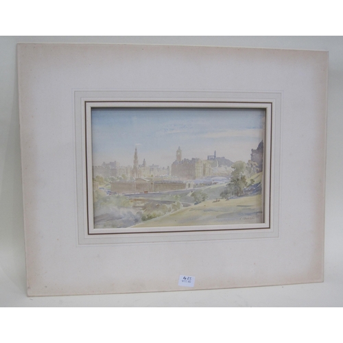 435 - W. STEPHENSON. Coastal Landscape, signed, watercolour, 12 x 14in; an unframed watercolour by C. Ches... 