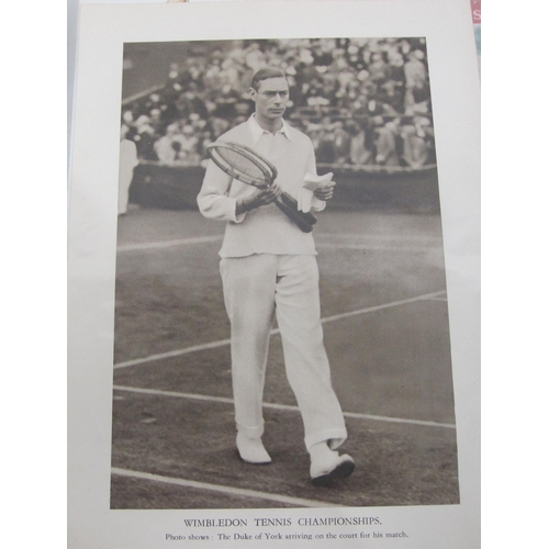 441 - Tennis: An Album of Postcards,  from the Edwardian , Inter-war period, and later reprints; ; togethe... 