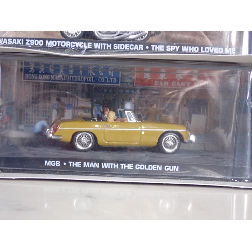 667 - Ten Diecast Models including some James Bond, etc.