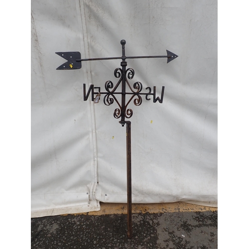 690 - A wrought iron Weather Vane