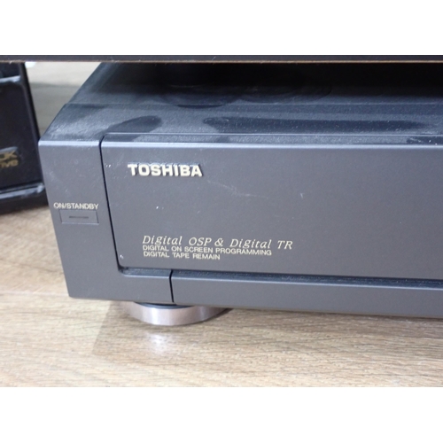 73 - A Rega Planar 2 Turntable, a Toshiba VHS Player, a Technics ST G560L Radio Tuner, a Linsley Hood Cas... 