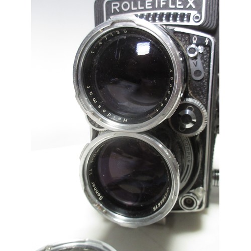 280 - A Rolleiflex twin lens Reflex Camera with 4/135 lenses