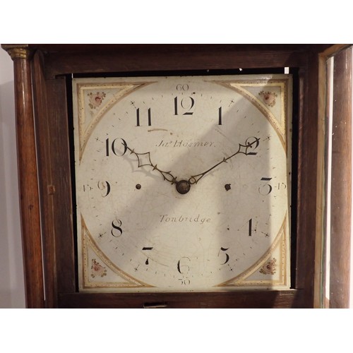 286 - A 19th Century oak Thirty Hour Longcase Clock, with painted dial, by 