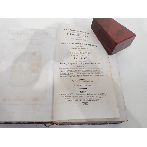 1055 - SHERLOCK William, A Practical Discourse concerning a future judgement, 8th edit, London 1717, WATTS ... 