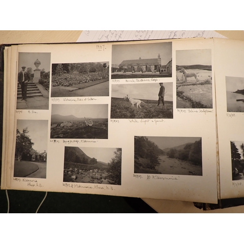 1083 - William Arkwright, two Albums of Photographs, titled W.A. Snaps Vol I & II, various loose photograph... 